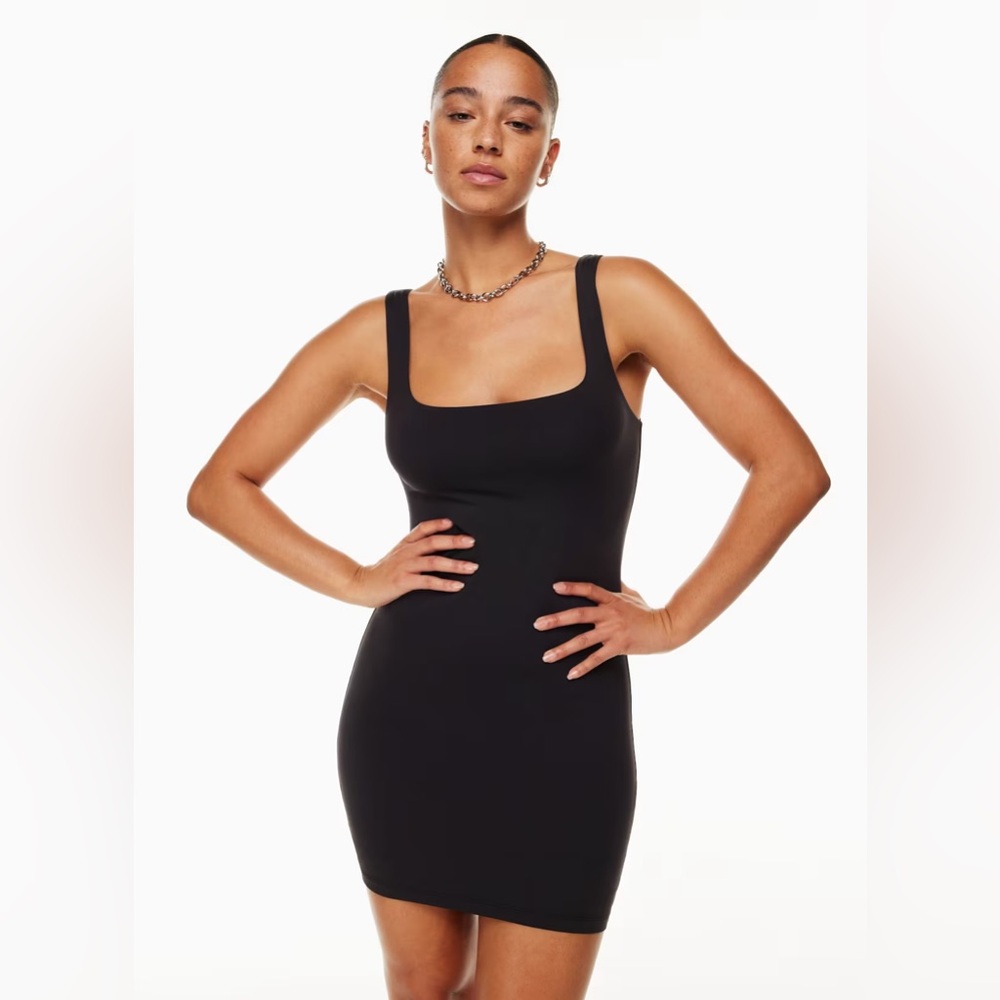 Aritzia Babaton Contour Square Neck Mini Dress Codycon Sheath